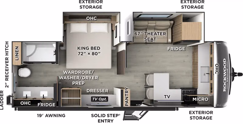 2027 Forest River Rockwood Signature Travel Trailer 8263MBR - Image 1